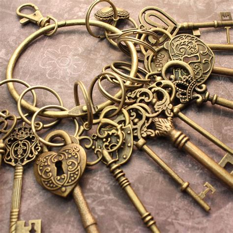 large vintage keys